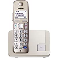 Los mejores  - Panasonic KX-TGE210SPN -Teléfono Fijo Inalámbrico (LCD Grande- Teclas Grandes- Agenda de 100 Números- Bloqueo de…